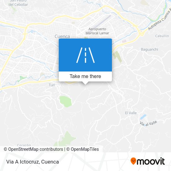 Vía A Ictocruz map
