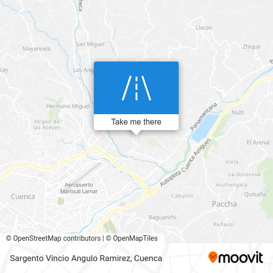 Sargento Vincio Angulo Ramirez map