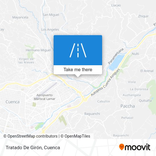 Mapa de Tratado De Girón