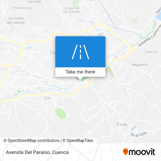 Avenida Del Paraíso map