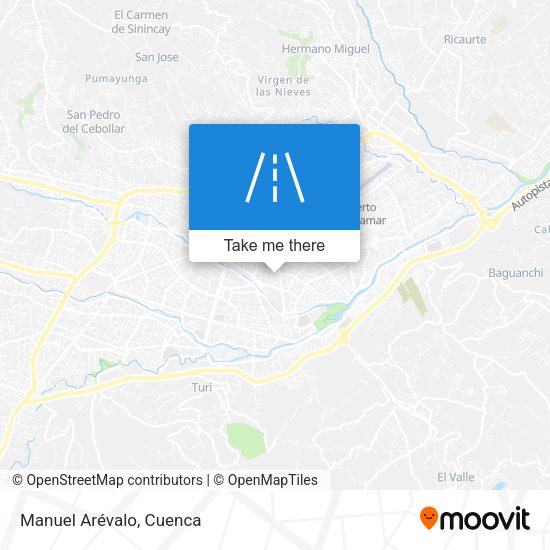 Mapa de Manuel Arévalo