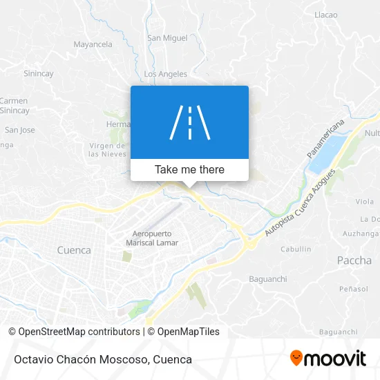 Octavio Chacón Moscoso map