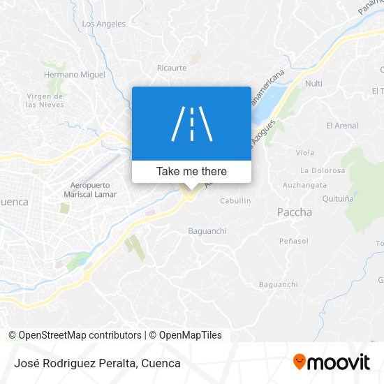 José Rodriguez Peralta map