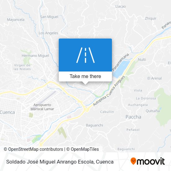 Soldado José Miguel Anrango Escola map