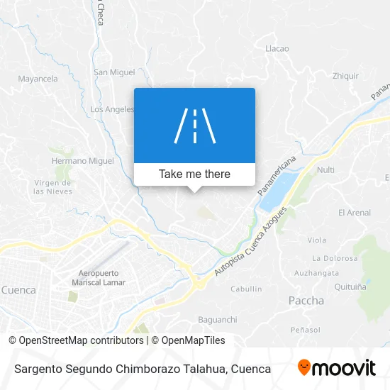 Sargento Segundo Chimborazo Talahua map