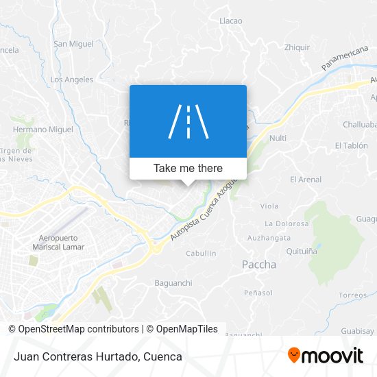 Juan Contreras Hurtado map