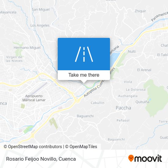 Rosario Feijoo Novillo map