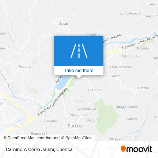 Mapa de Camino A Cerro Jalshi