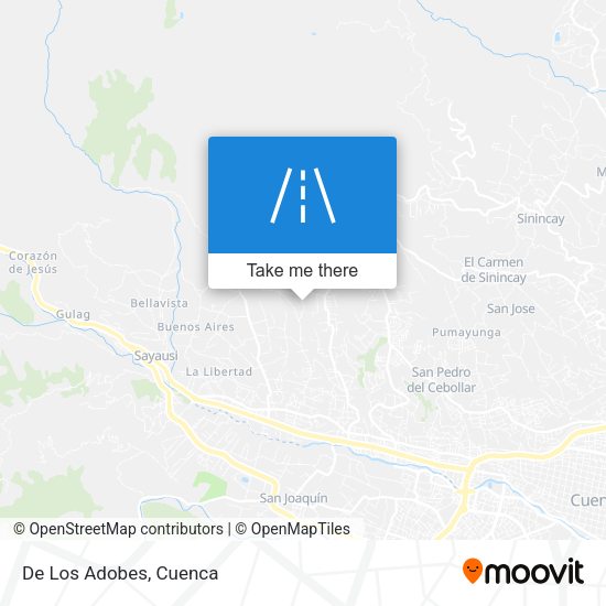 Mapa de De Los Adobes