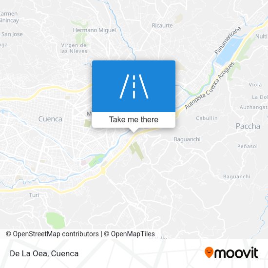 De La Oea map