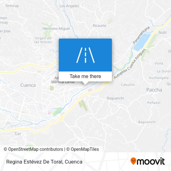 Regina Estévez De Toral map