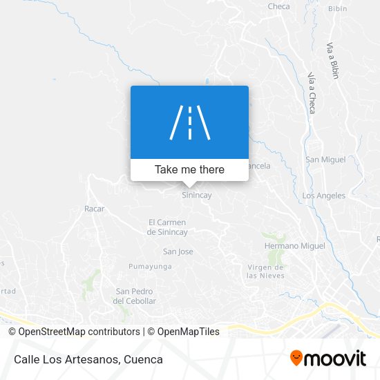Mapa de Calle Los Artesanos