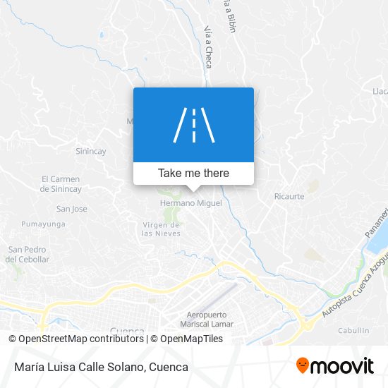 María Luisa Calle Solano map