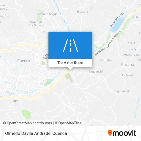 Mapa de Olmedo Dávila Andrade