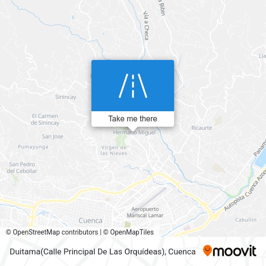 Mapa de Duitama(Calle Principal De Las Orquídeas)