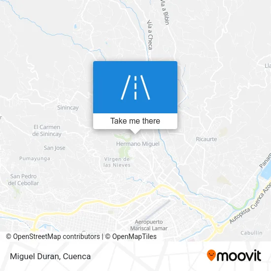 Mapa de Miguel Duran