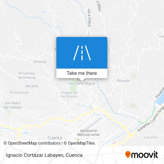 Ignacio Cortázar Labayen map