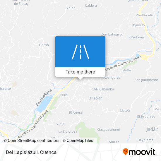 Del Lapislázuli map