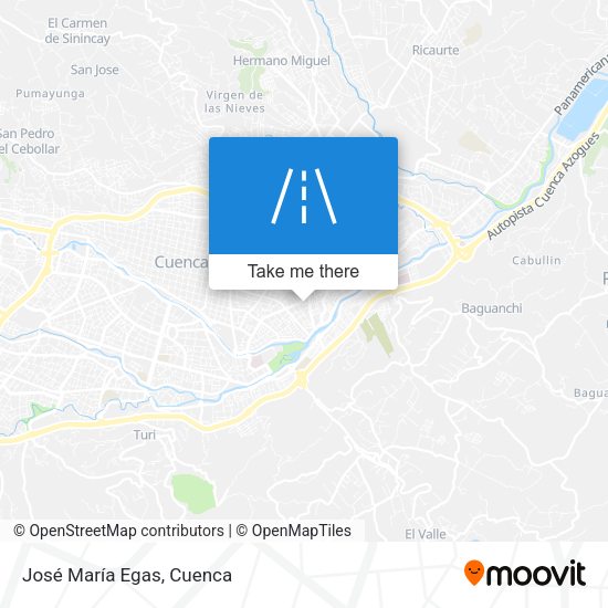 José María Egas map