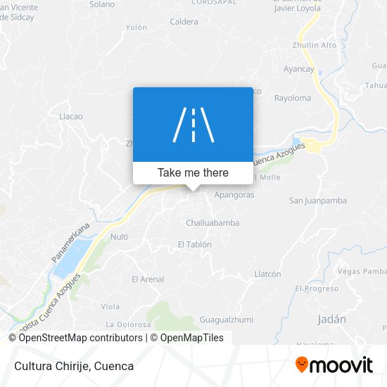 Cultura Chirije map