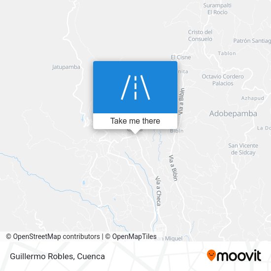 Mapa de Guillermo Robles