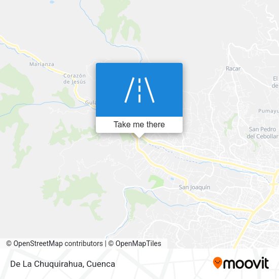 De La Chuquirahua map