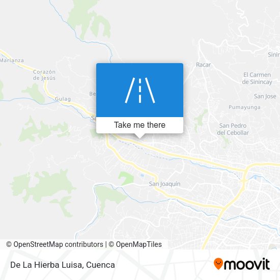 Mapa de De La Hierba Luisa