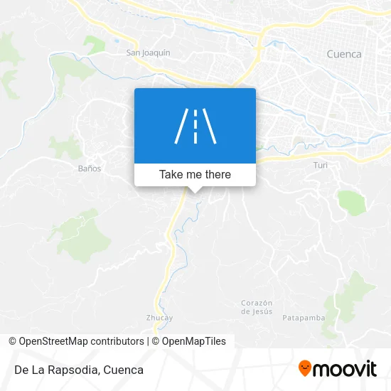 De La Rapsodia map