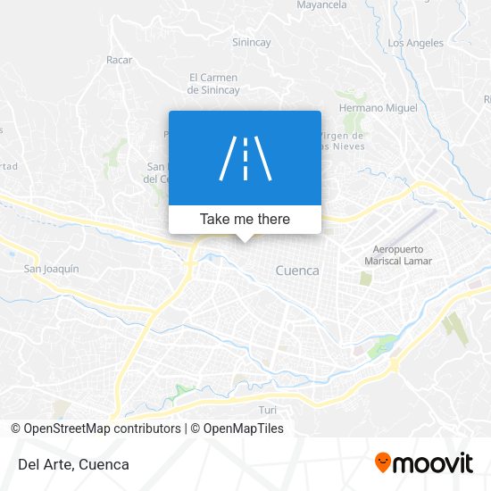 Del Arte map