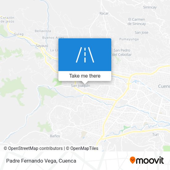 Padre Fernando Vega map