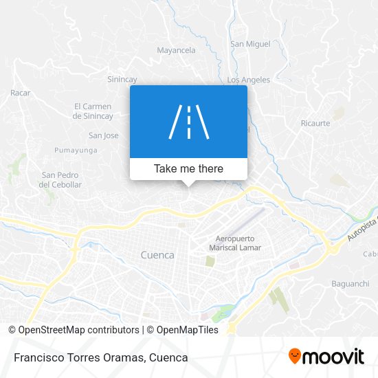 Francisco Torres Oramas map