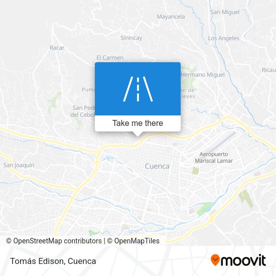 Mapa de Tomás Edison