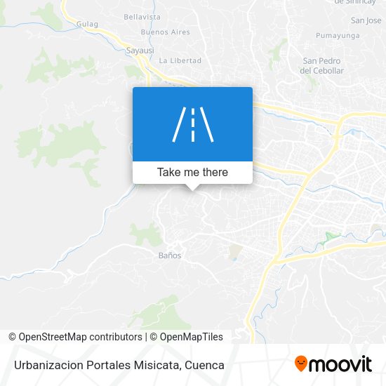 Urbanizacion Portales Misicata map