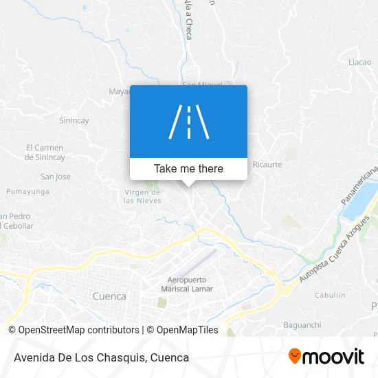 Mapa de Avenida De Los Chasquis