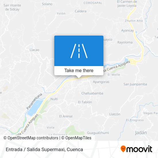 Mapa de Entrada / Salida Supermaxi