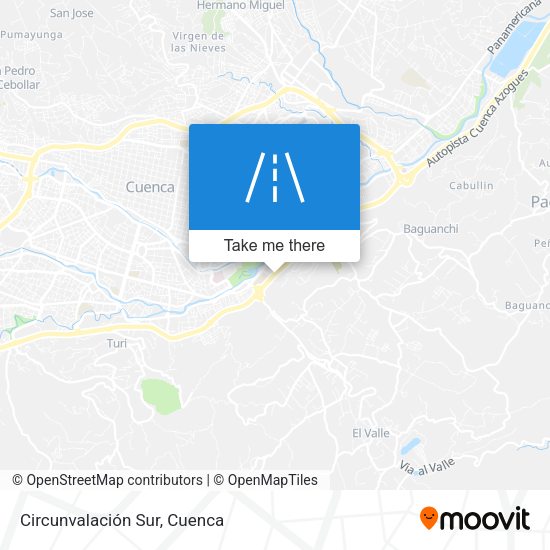 Circunvalación Sur map