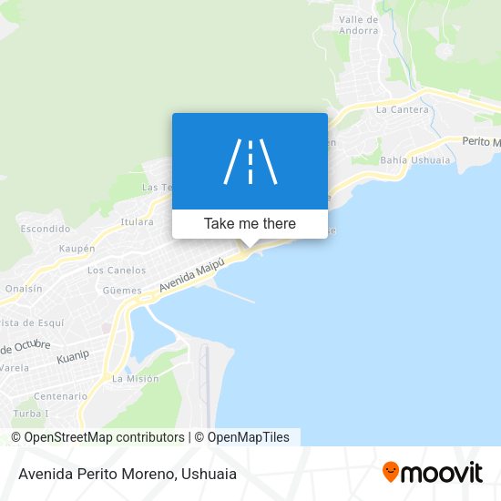 Mapa de Avenida Perito Moreno
