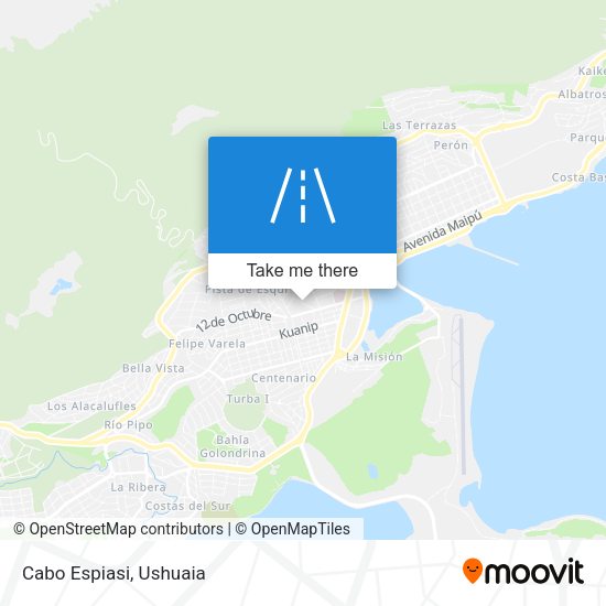 Mapa de Cabo Espiasi