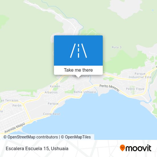 Mapa de Escalera Escuela 15