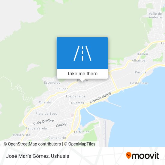 Mapa de José María Gómez
