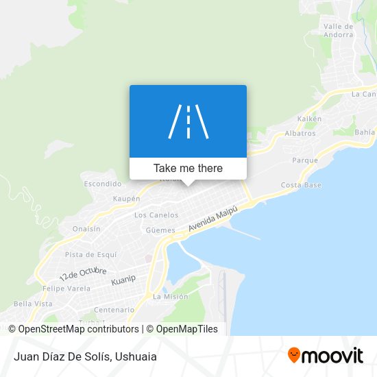 Juan Díaz De Solís map