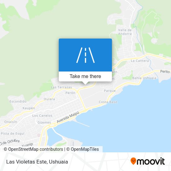 Mapa de Las Violetas Este
