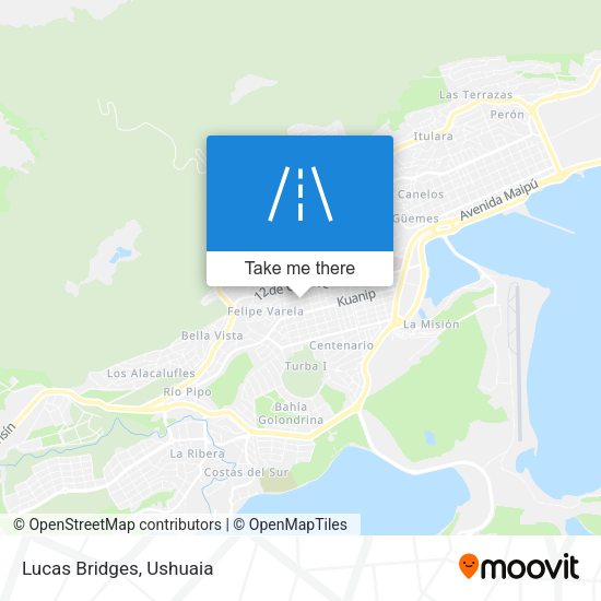 Mapa de Lucas Bridges