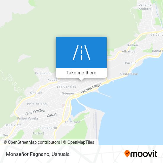 Mapa de Monseñor Fagnano