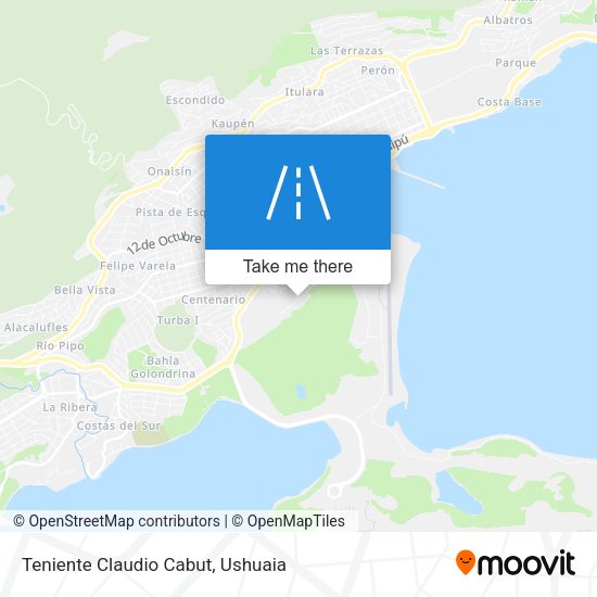 Mapa de Teniente Claudio Cabut