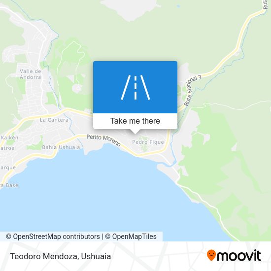 Mapa de Teodoro Mendoza