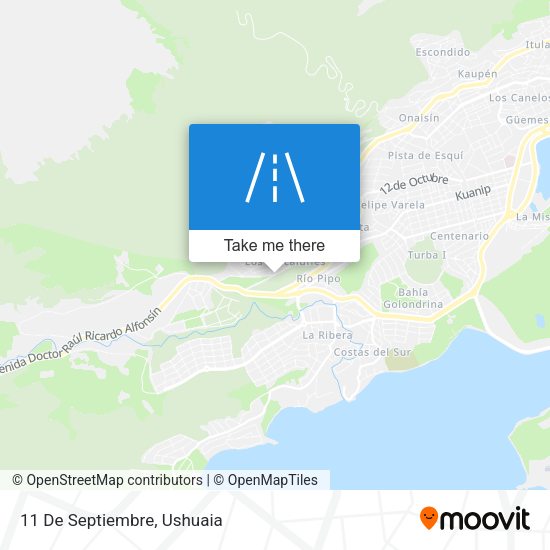 Mapa de 11 De Septiembre