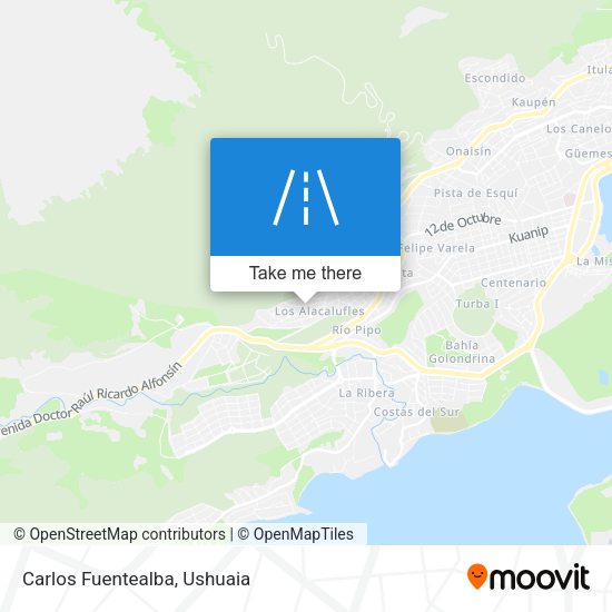 Carlos Fuentealba map