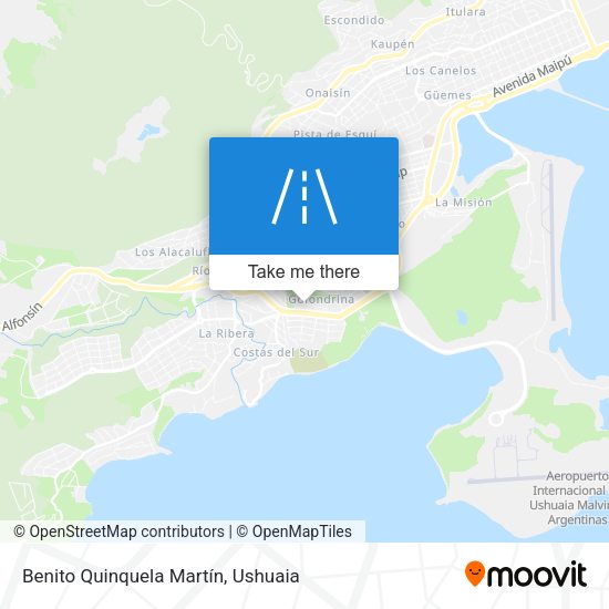 Benito Quinquela Martín map