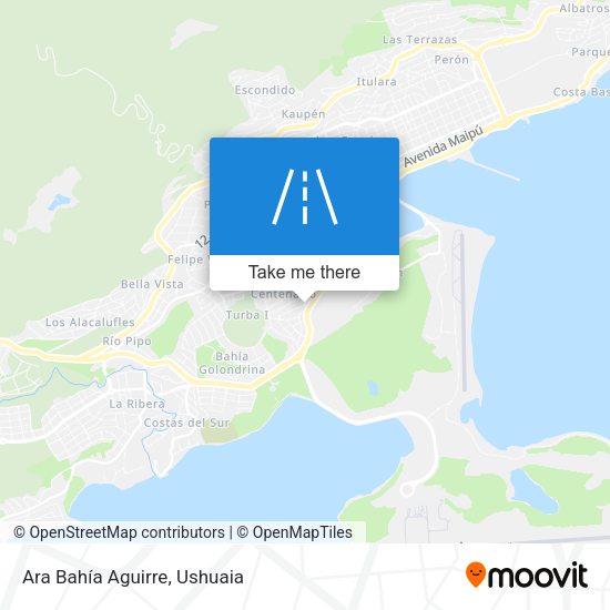 Mapa de Ara Bahía Aguirre
